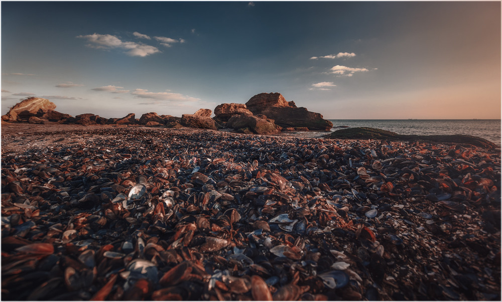 Фотографія Вечерело...после шторма! Черное море...Одесса! / Александр Вивчарик / photographers.ua