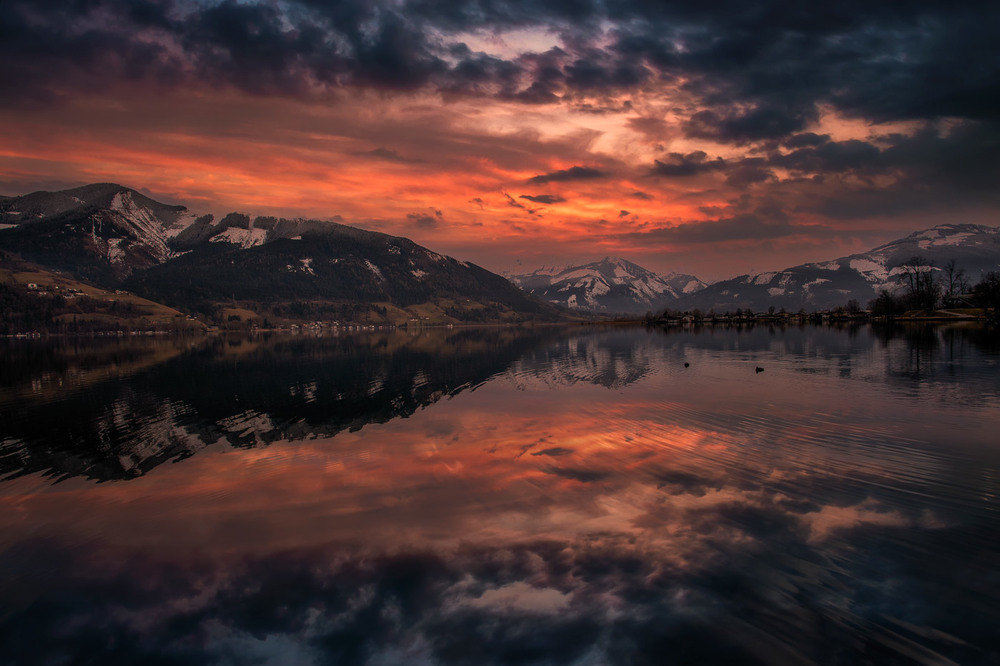 Фотографія Вечер на озеро Целлер...Австрия, Цель ам Зее. / Александр Вивчарик / photographers.ua