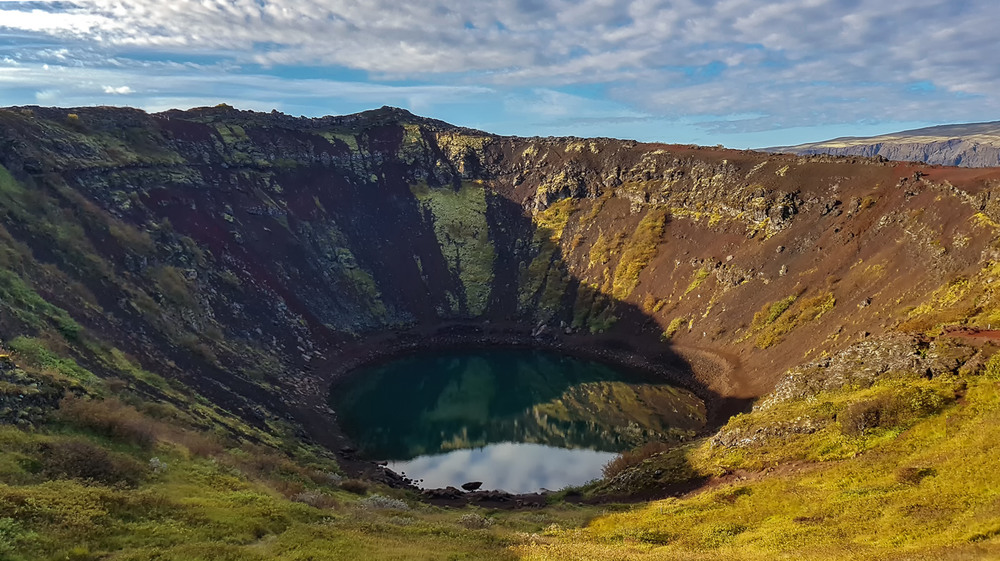 Фотографія Керид — кратерное озеро на юге Исландии... / Александр Вивчарик / photographers.ua