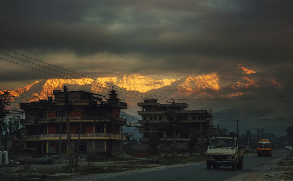 Фотографія Рассветная Покхара... Непал.Гималаи. / Александр Вивчарик / photographers.ua