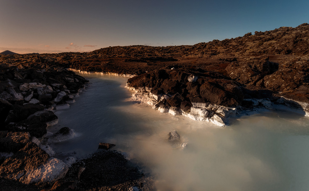 Фотографія Вечерело...Голубая лагуна.Исландия! / Александр Вивчарик / photographers.ua