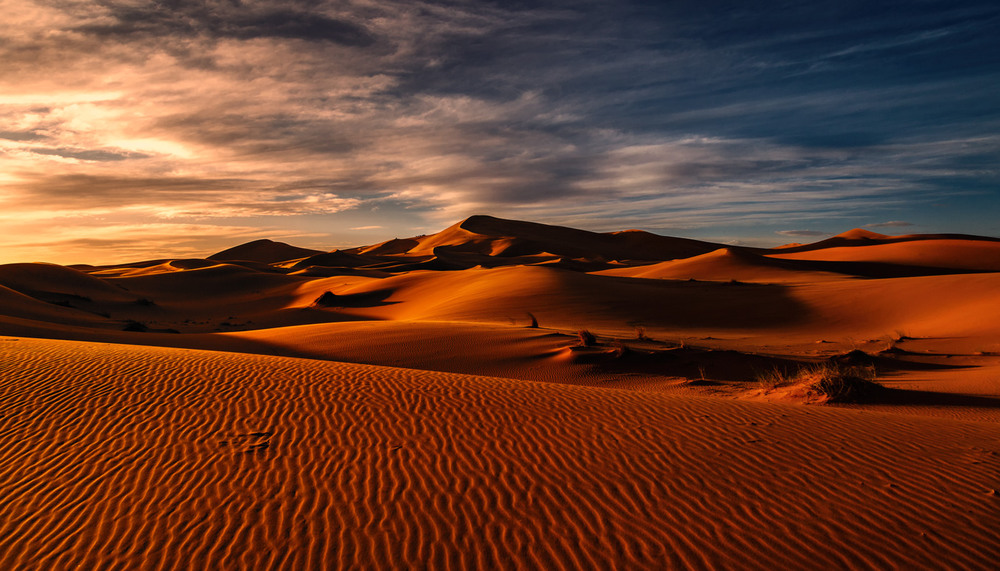 Фотографія "Марсианское" утро...Сахарские дюны близ Мерзуги.Марокко! / Александр Вивчарик / photographers.ua