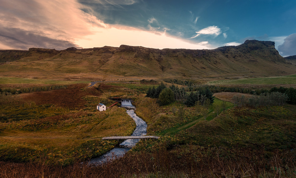 Фотографія Солнце заходит за горы... Исландия! / Александр Вивчарик / photographers.ua