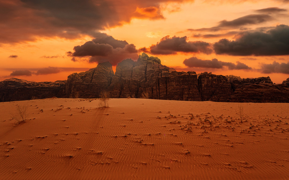Фотографія Перед заходом сонця ... Пустеля Ваді-Рам (Wadi Rum). Йорданія! / Александр Вивчарик / photographers.ua