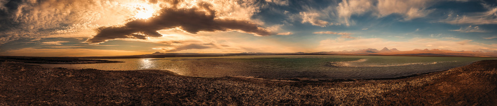 Фотографія Соленое озеро пустыни Атакама... Чили! / Александр Вивчарик / photographers.ua