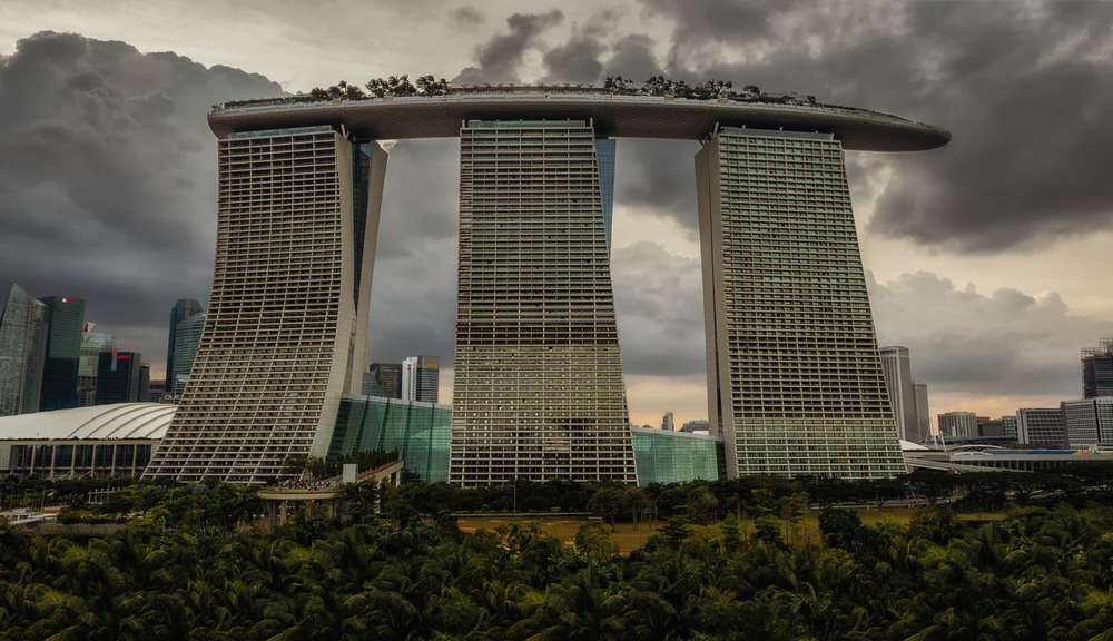 Фотографія Вечерний Marina Bay Sands...Сингапур! / Александр Вивчарик / photographers.ua