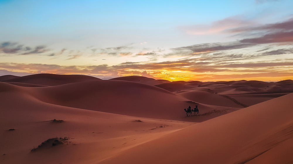 Фотографія Вечерело...Марокко и пустыня Сахара! / Александр Вивчарик / photographers.ua