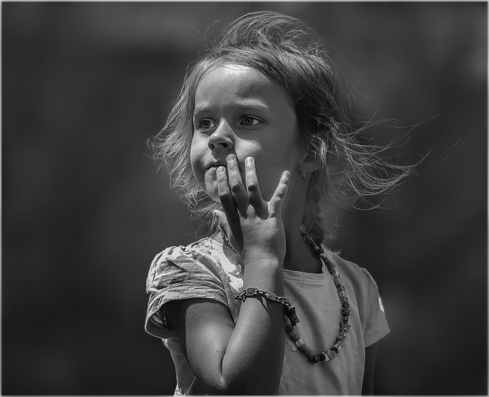 Фотографія Просто понравился взгляд ребенка...Ч/Б... / Александр Вивчарик / photographers.ua
