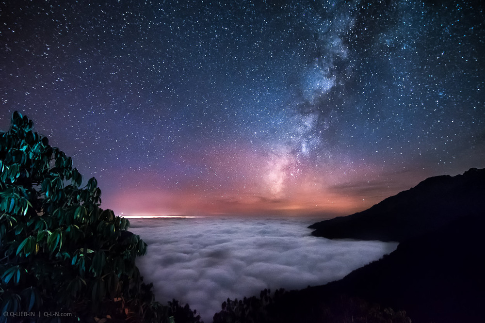 Фотографія Млечный путь над океаном облаков / Q-lieb In / photographers.ua
