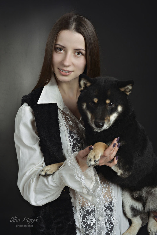 Фотографія Портрет девушки с собакой / Ольга Мозок / photographers.ua