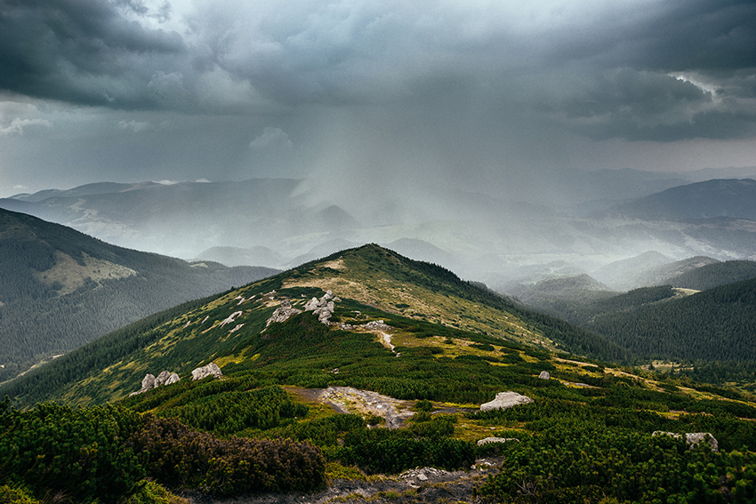 Фотографія ливень в горах / Устим Козаков / photographers.ua
