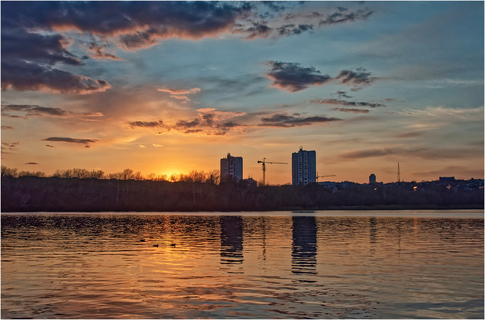 Фотографія Апрельский закат на косе / Юрий Муханов / photographers.ua