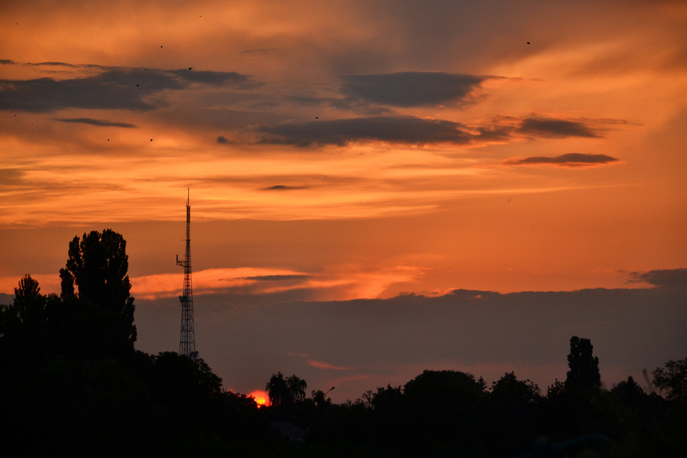 Фотографія Захід сонця з балкону / Олена Іващенко / photographers.ua