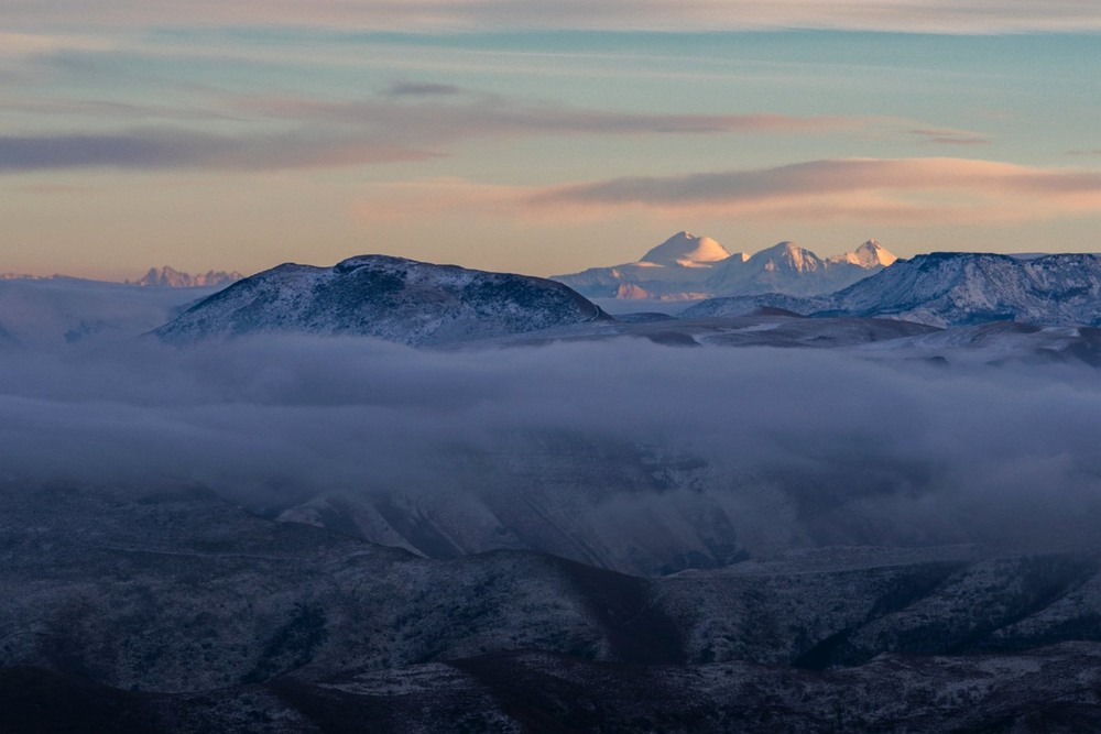 Фотографія Вид на вечерний Казбек с вершины Кертмен / imv / photographers.ua
