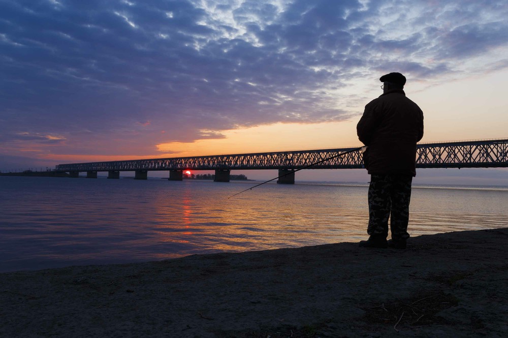 Фотографія Риболовля + схід сонечка = любов / Вікторія Царенко / photographers.ua