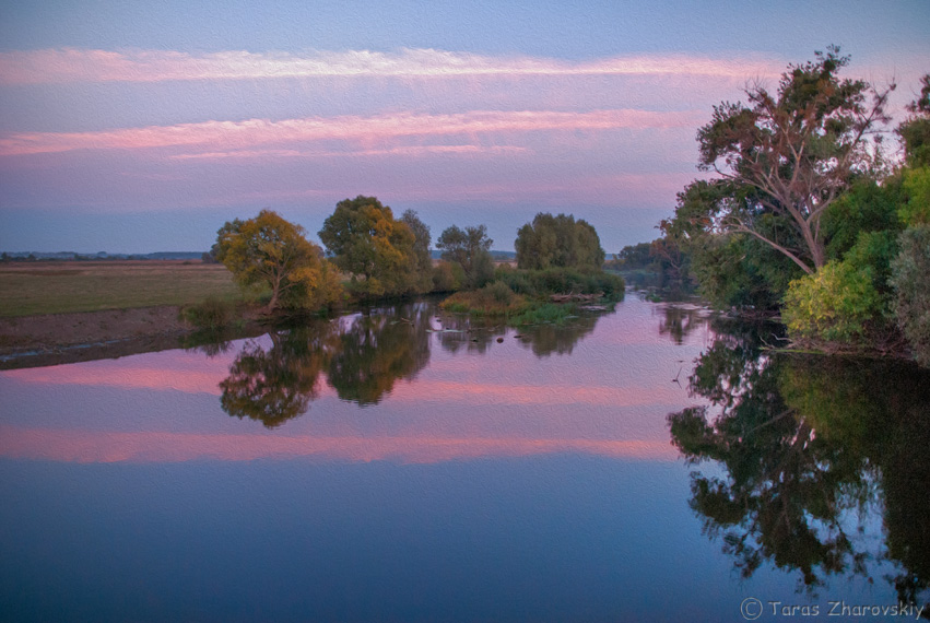 Фотографія «Осінній вечір на річці Рось» / Тарас Жаровський / photographers.ua