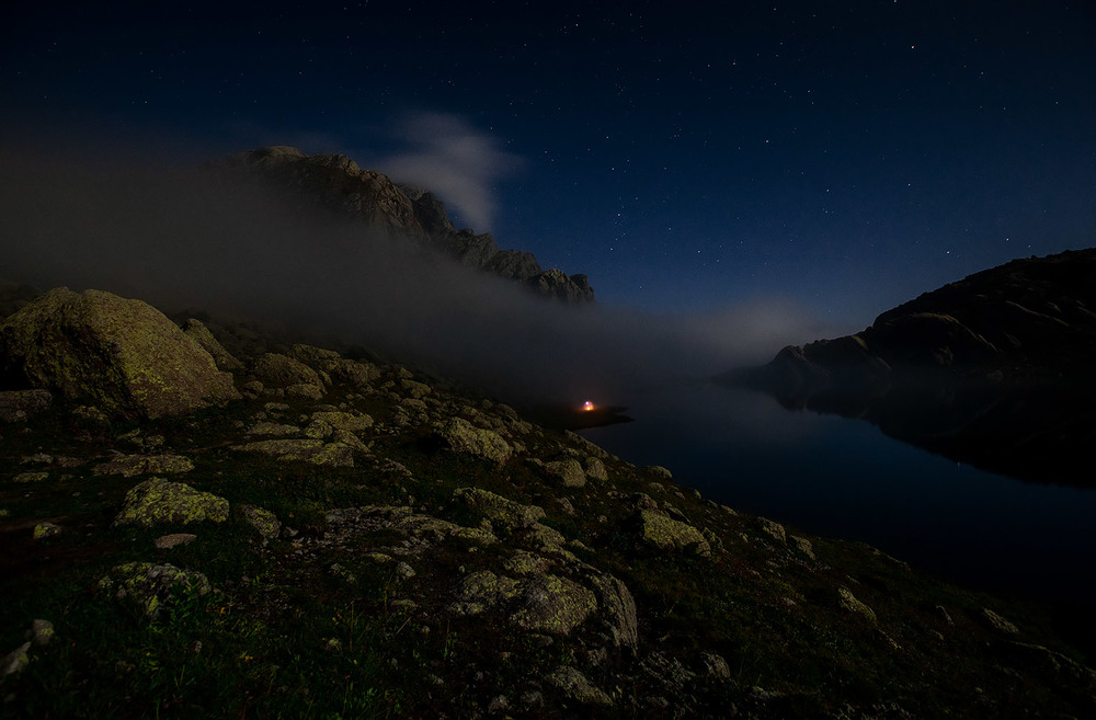 Фотографія Ночь над озером Оходже / Алина Андреева / photographers.ua