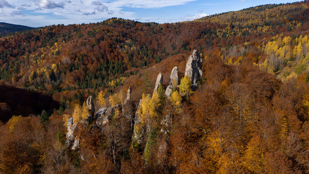 Фотографія скеля Острий Камінь, комплексу Урицьких скель / Ігор Гвоздецький / photographers.ua