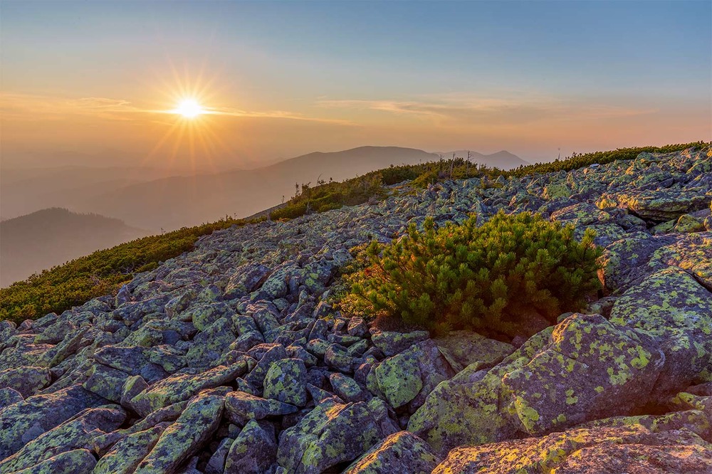 Фотографія гора ця Грофа, Західні Горгани, Україна...захід сонця... / Ігор Гвоздецький / photographers.ua