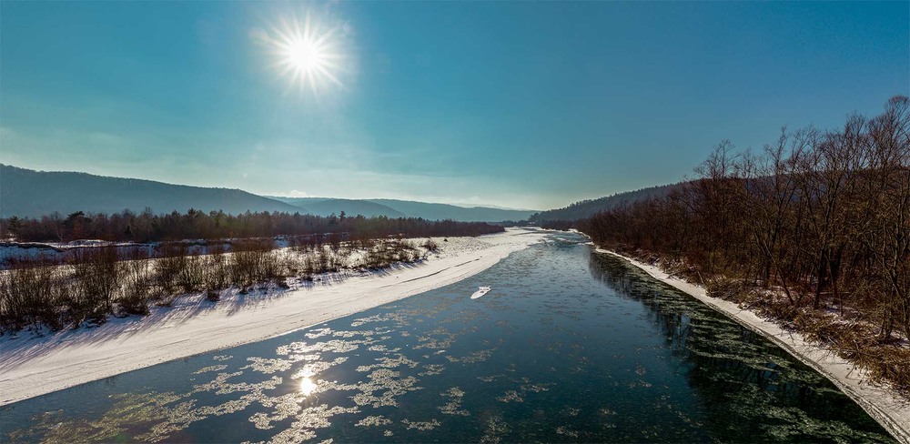 Фотографія морозний день в долині річки Стрий... / Ігор Гвоздецький / photographers.ua