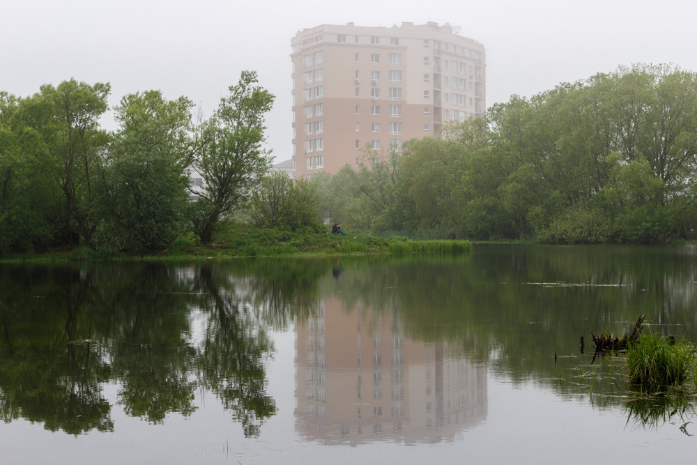 Фотографія Міське озеро у тумані / Лис Павло / photographers.ua