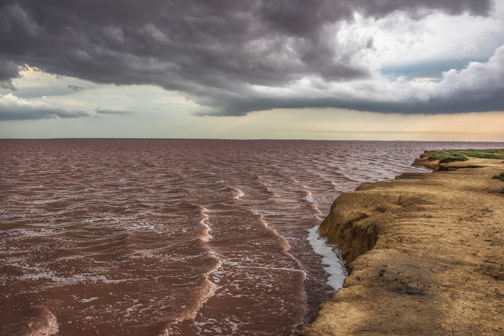 Фотографія Розовое озеро возле Ивановки мыс Березина / Eugene Vik / photographers.ua