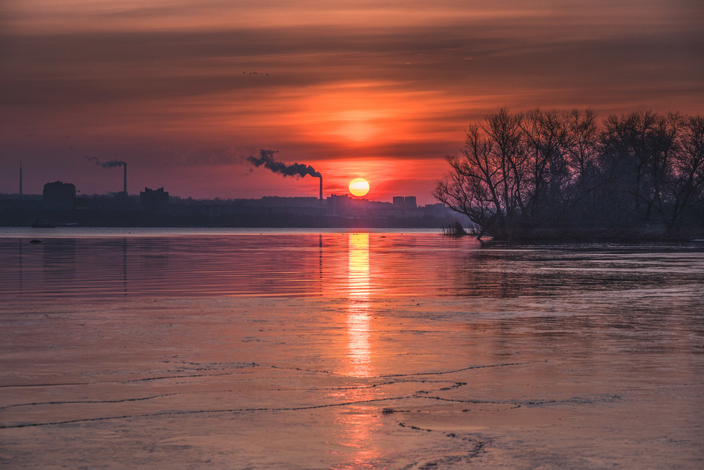 Фотографія Рассвет над Днепром / Eugene Vik / photographers.ua