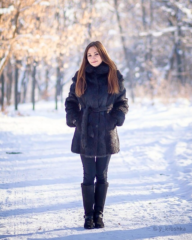 Фотографія Модель, зимняя фотосессия / Евгений Крошка / photographers.ua
