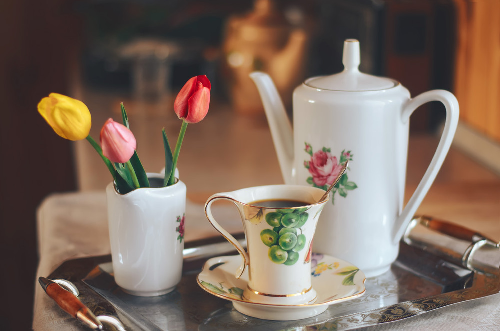 Фотографія Coffee with tulips / Larissa / photographers.ua