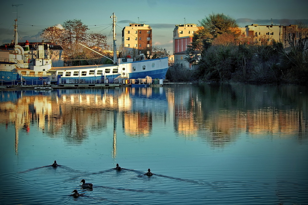 Фотографія Корабель, що став берегом і річкова варта Феррари / Ірина Кулікова / photographers.ua