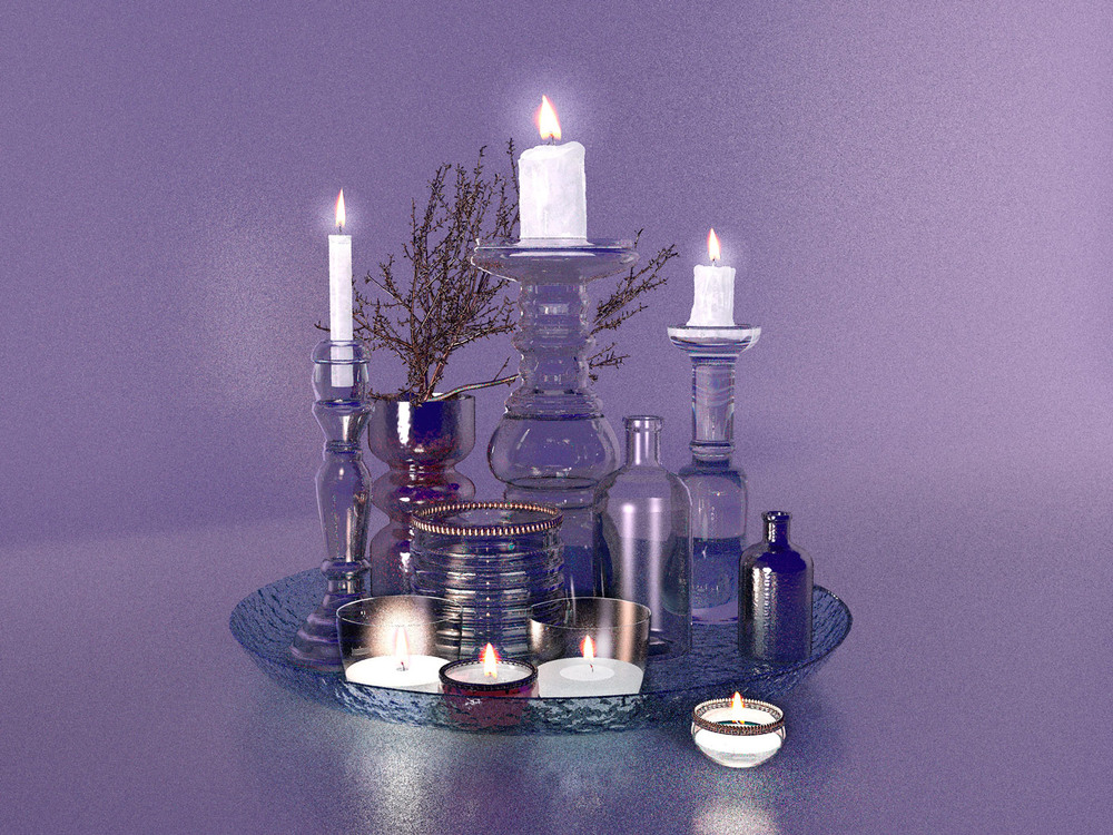 Фотографія АССОРТИ. Стекло и свечи. Этюд №38 / Виктор Толошный / photographers.ua