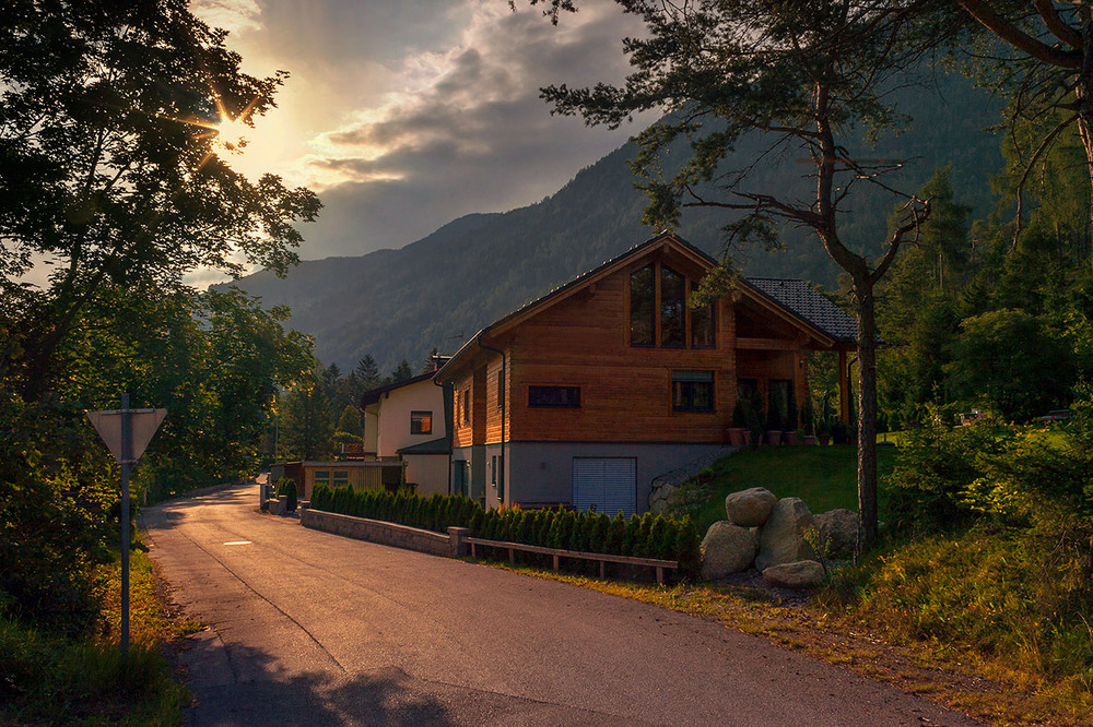 Фотографія Будинок на узбіччі / Ранок в Ецталі / Капля Олександр / photographers.ua