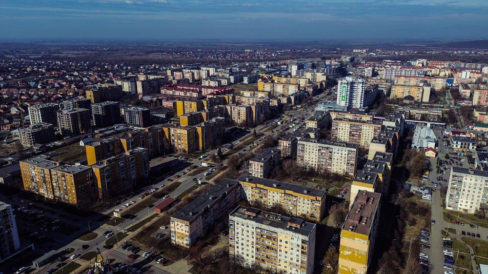 Фотографія Ужгород з висоти пташиного польоту / Roman Brylynskyi / photographers.ua