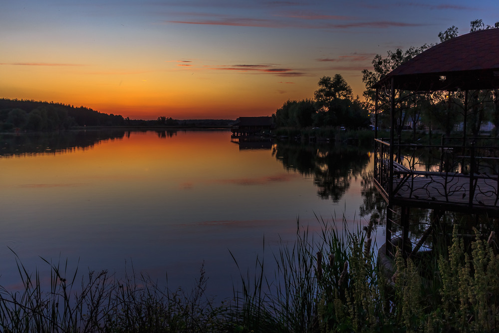 Фотографія Захід сонця на озері. / Андрій Косенко / photographers.ua