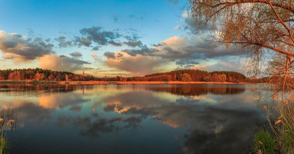 Фотографія Панорамний захід сонця / Андрій Косенко / photographers.ua