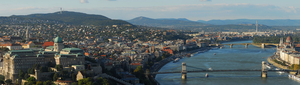 Фотографія Панорама Будапешта с горы Геллерт / Дмитрий Домбровский / photographers.ua