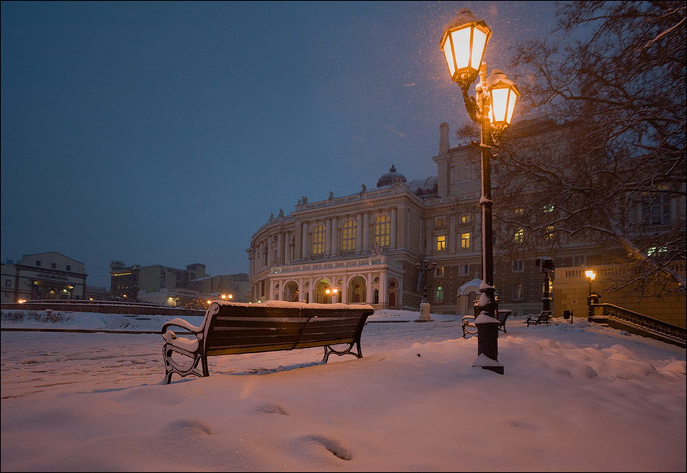 Фотографія неожиданная зима в южном городе) / Дмитрий Домбровский / photographers.ua
