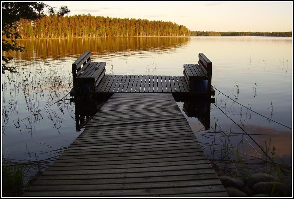 Фотографія осенний вечер на озере / Ingeborga / photographers.ua