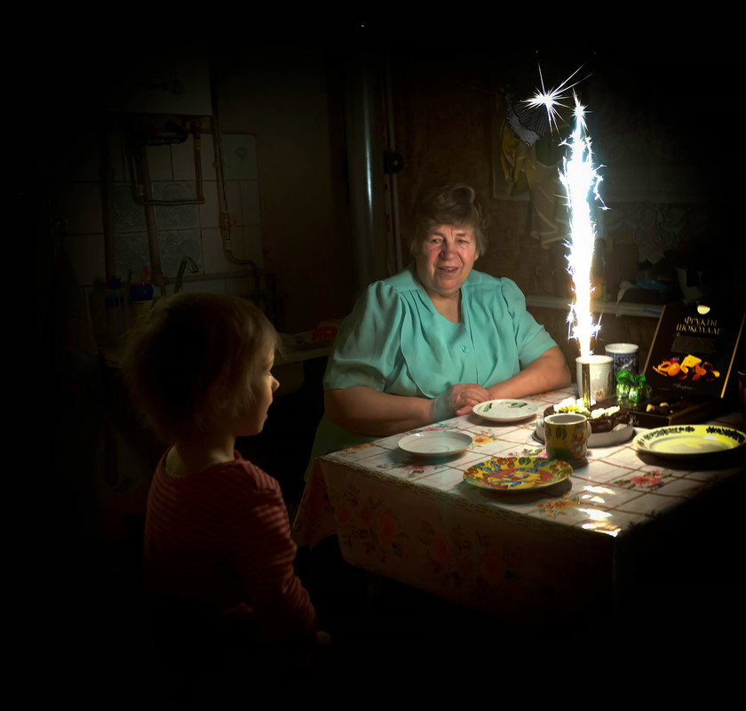 Фотографія Волшебный вечер с бабушкой. / Андрей Шуба / photographers.ua