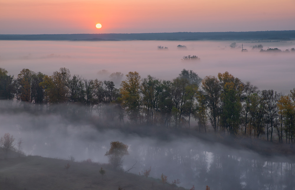Фотографія Купалось солнце в тумане... / PIV / photographers.ua