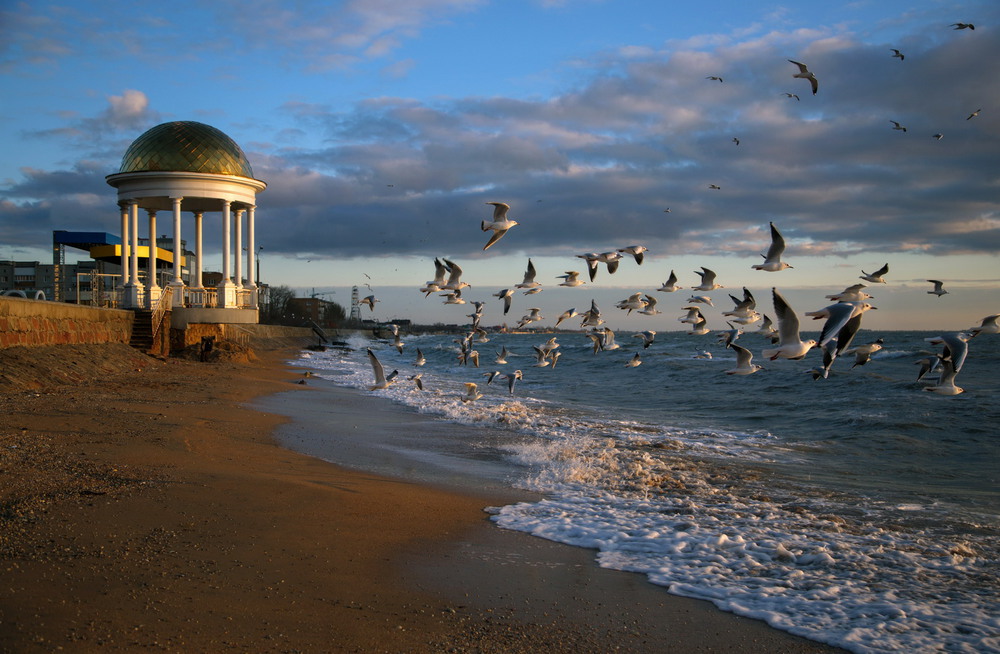Фотографія Центральный пляж Бердянска / Нилла Шарафан / photographers.ua