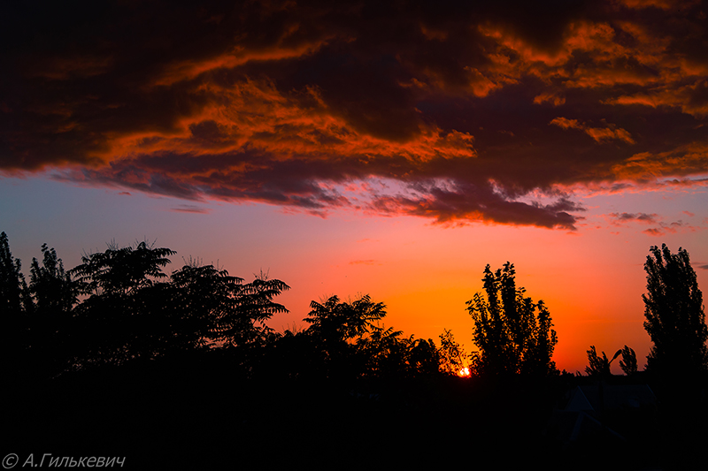 Фотографія закат перед грозой / Александр Гилькевич / photographers.ua