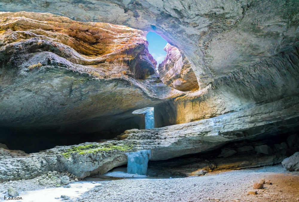 Фотографія Салтинский пещерный водопад зимой / Эдуард Ильясов / photographers.ua