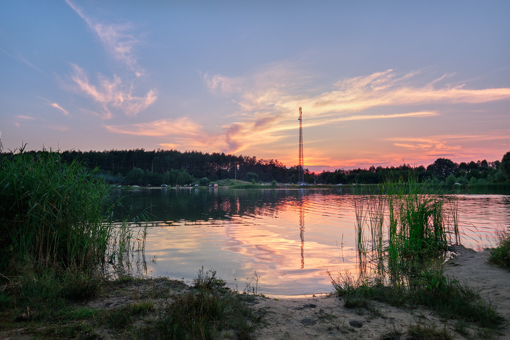 Фотографія Тихий вечір над лебединим озером / Николай , Мороз / photographers.ua