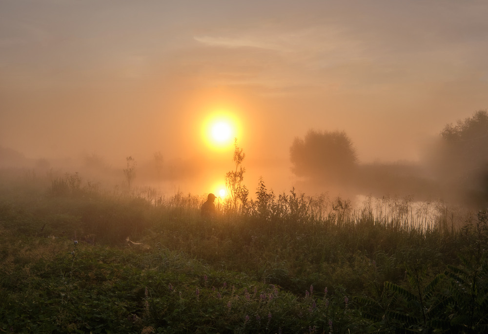 Фотографія Рибалка в тумані / Николай , Мороз / photographers.ua
