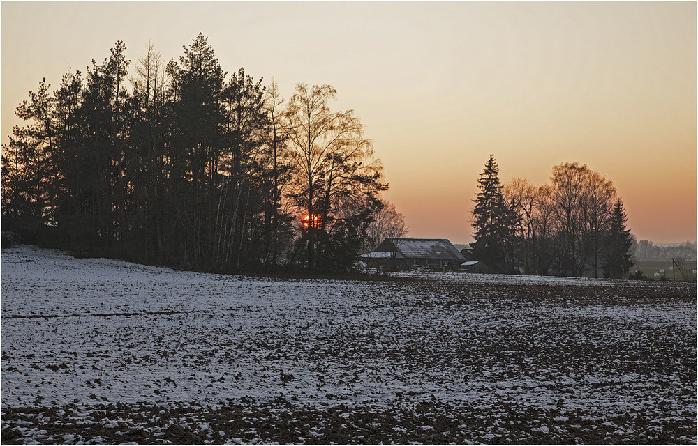 Фотографія зимовий захід / Павел Хмур / photographers.ua