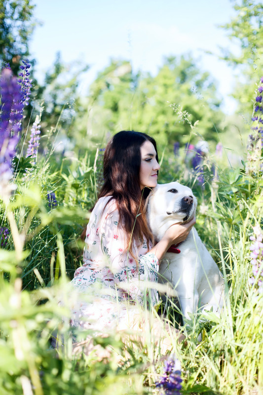 Фотографія девушка с собакой / Зоя Шевчук / photographers.ua