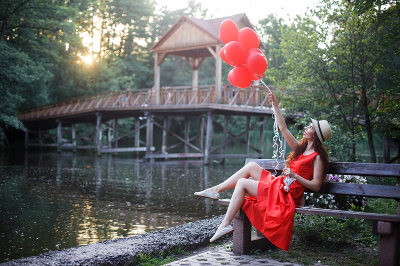 Фотографія девушка с шариками / Зоя Шевчук / photographers.ua