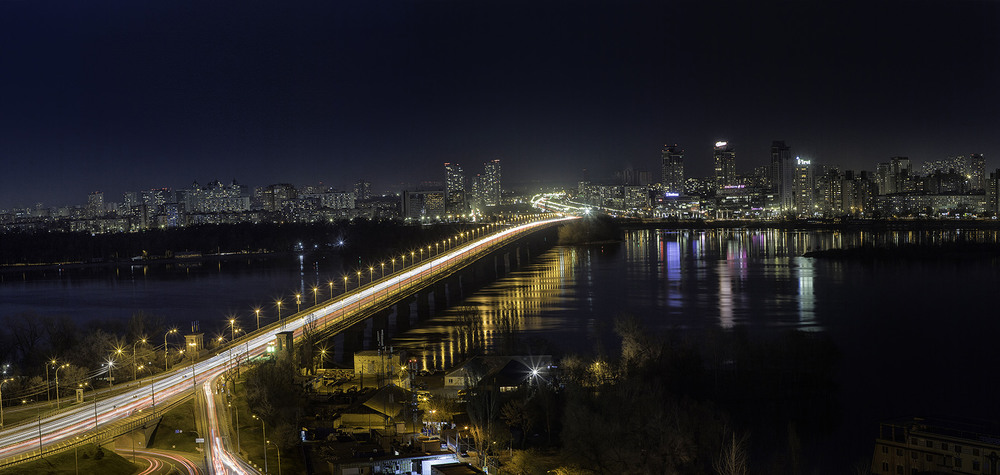 Фотографія Міст Патона вночі. / Oleksandr Huchok / photographers.ua