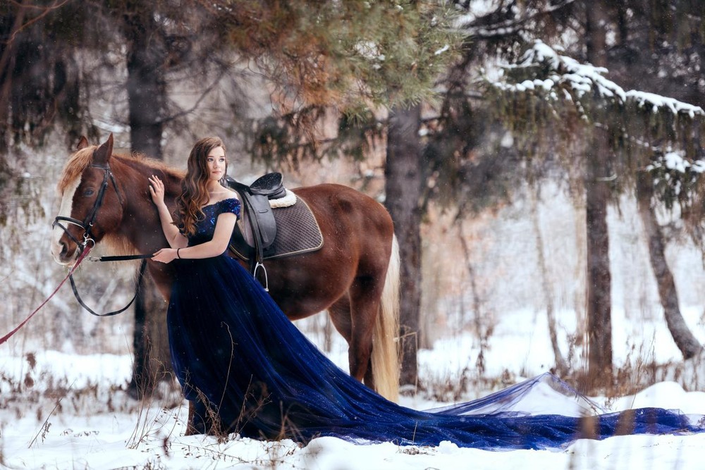 Фотографія Зимняя конная прогулка / Алиса Постникова / photographers.ua